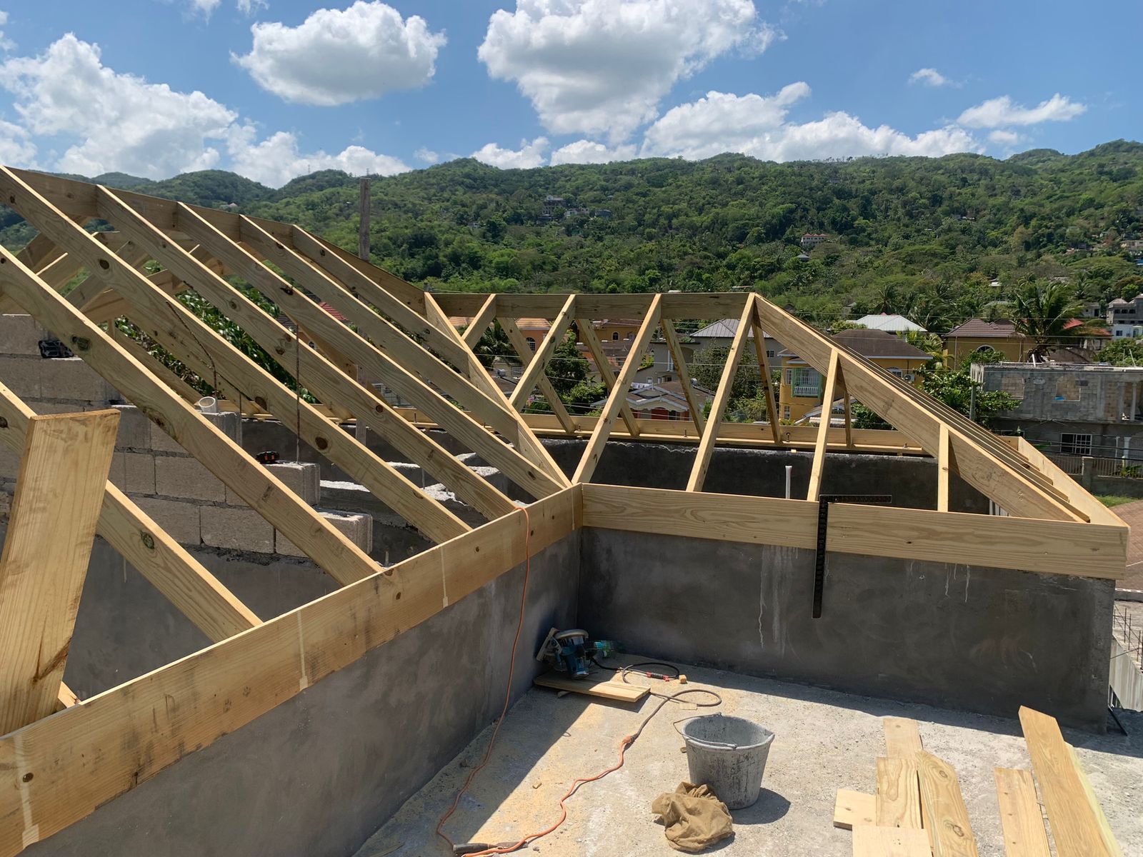 Roof Work - Before